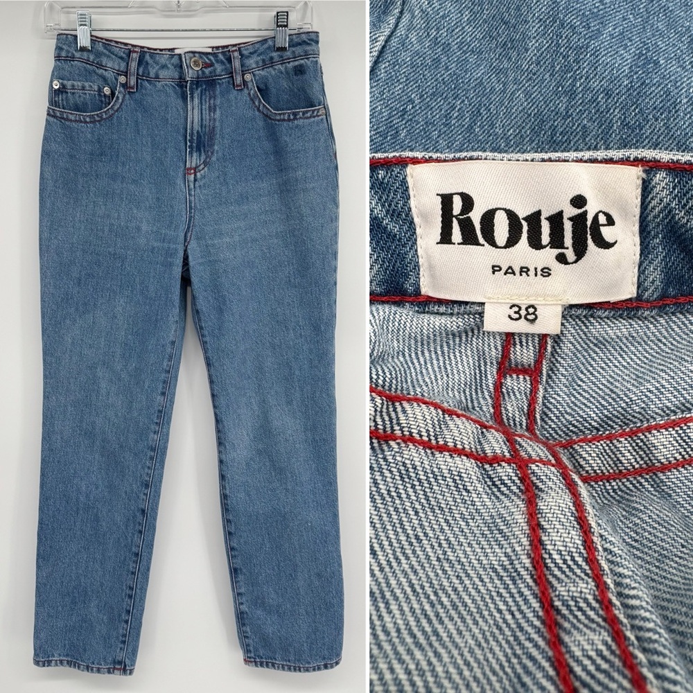 Rouje Paris Straight High Rise Denim Size 6 US, 38 EU